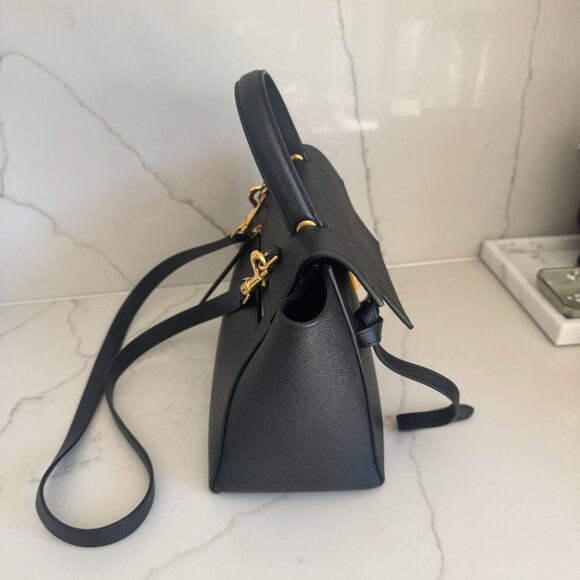 Pre-Owned Green Grained Calfskin Belt Bag Micro Q5B001RFG8000 Celine Micro Belt Bag - Excellent condition